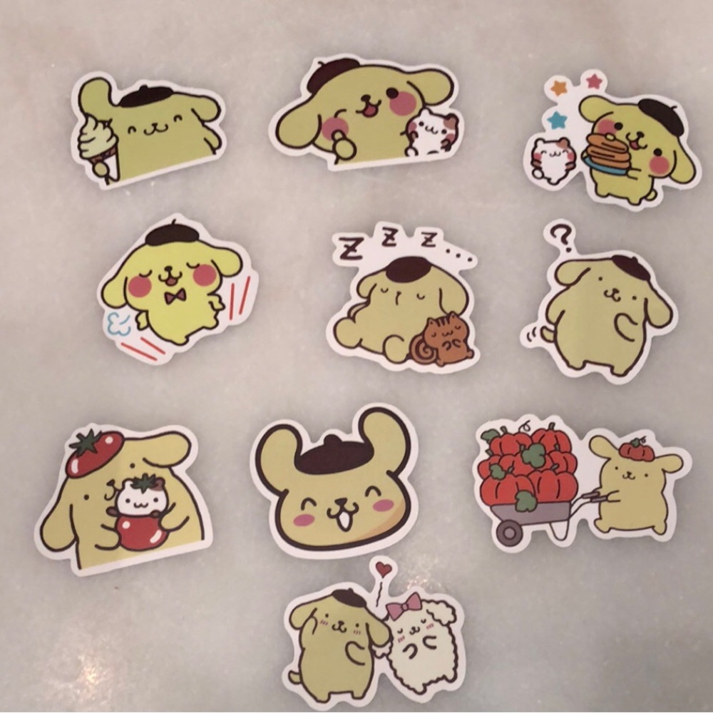 Pompompurin stickers